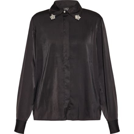 Faina overhemdblouse Dames zwart