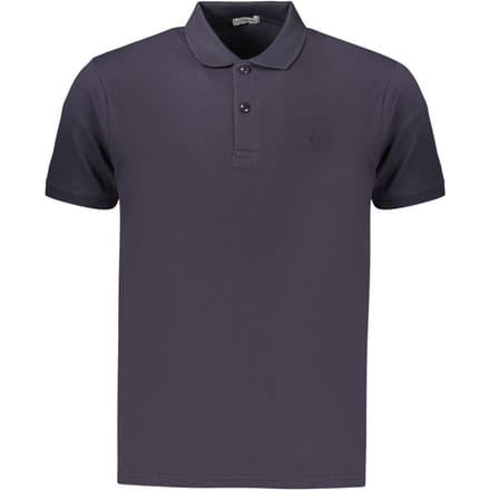 Coveri Moving Blauwe Katoenen Heren Polo