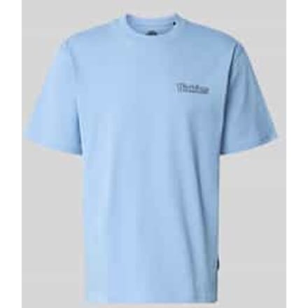 T-shirt met labelprint model 'FAIRLAWN'