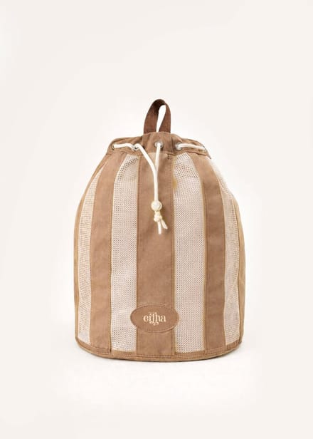 Mrs Ertha | Nieuwe Beach Net-rugzak Amber