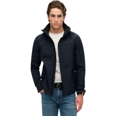 Superdry Hooded Storm Jack Navy - Maat M - Heren - Winterjassen