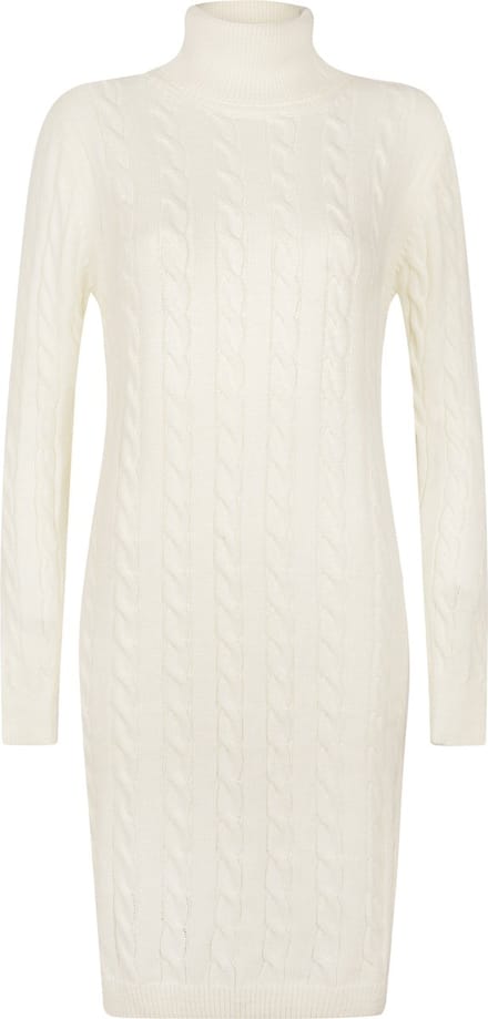Felix Hardy Coltrui Jurk Gebreide Trui Coltrui Lang Dames Ecru - M