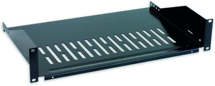 Rack Accessoire - Server Plank - Apparatuur Plaatsen - 1U Hoogte - 400mm Diep - Zwart