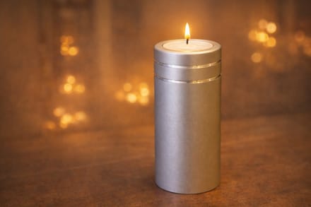 Mini urn met waxinelichthouder