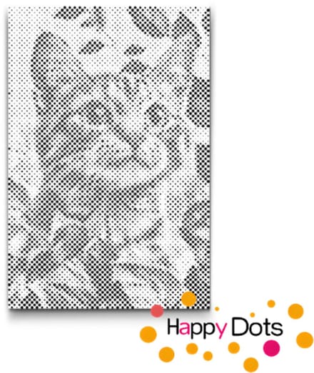 HappyDots DOT Painting Katten 17 20x30cm