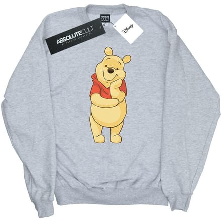 Disney Dames/Dames Winnie De Poeh Schattig Sweatshirt (Sportgrijs)