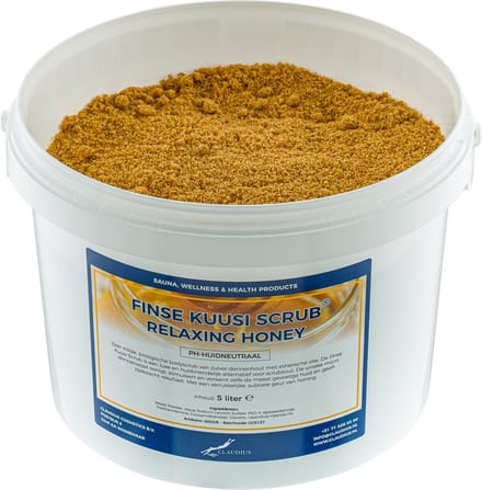 Kuusi Scrub Relaxing Honey 5 liter - Hydraterende Lichaamsscrub