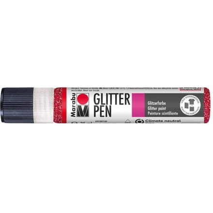 Marabu Glitter Pen - Glitter-Robijn