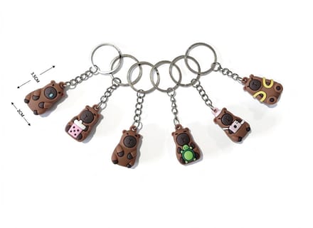 Duckiez Sleutelhanger Capybara S - 48 stuks