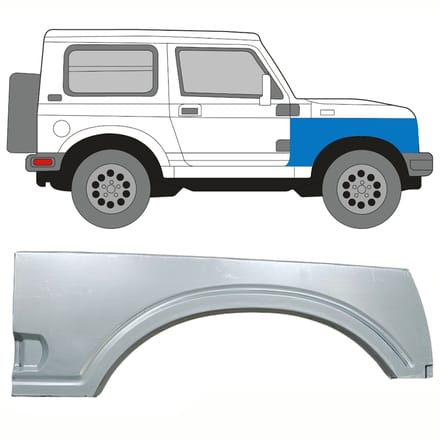 Reparatiepaneel voorspatbord voor Suzuki Samurai 1981- / Rechts