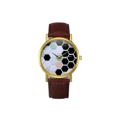 malloom Horloge - Zwart/Bruin in een doosje