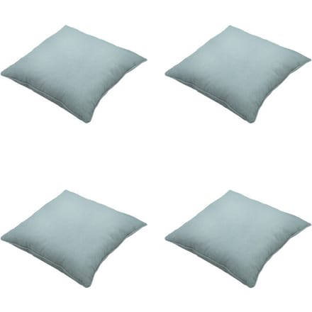 Madison - Sierkussen Eco-line - Blauw - 50x50x10cm - Set van 4