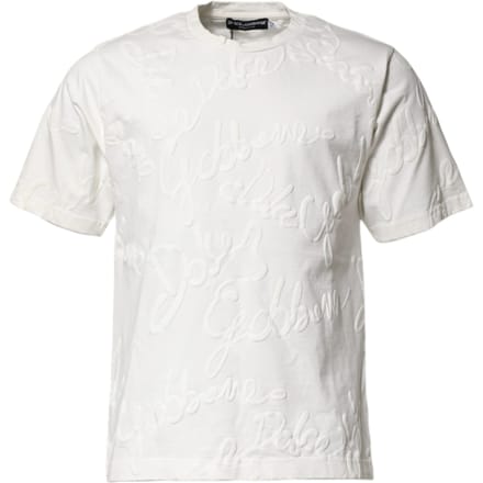 Gegraveerd Logo T-shirt met Korte Mouwen