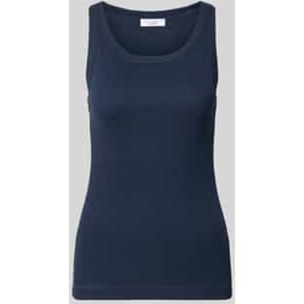 Slim fit tanktop van katoenmix