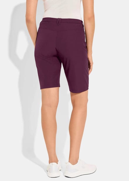 Bermuda van Active-stretchmateriaal - bordeaux - Gr. 48 van Goldner Fashion