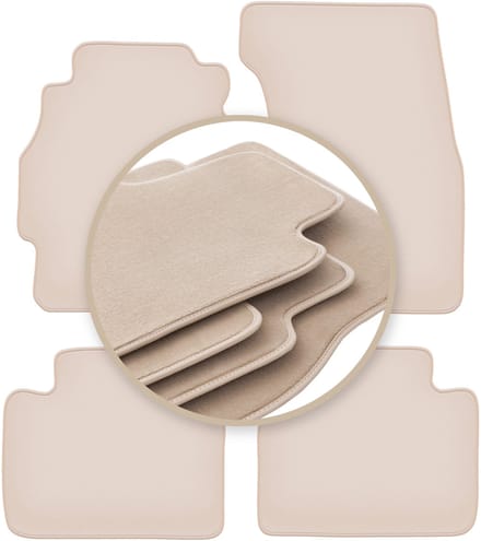 PREMIUM beige matten voor: Honda Civic VI hatchback 3-deurs 1995-2001