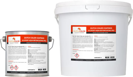 DCC 2K Epoxy Aqua Betoncoating - 5kg - Wit