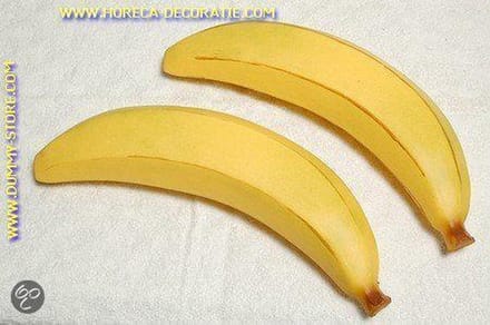 Bananen, XXXL, 2 stuks (decoratie)