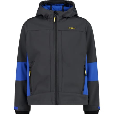 Cmp Fix Hood 3a00094 Softshelljack Grijs 8 Years Jongen