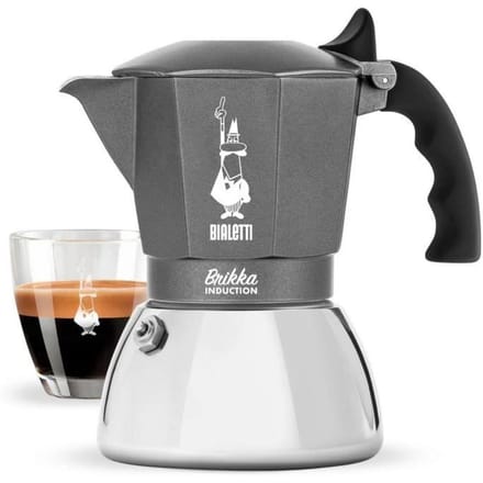 Cafetiere Italienne BIALETTI - BRIKKA - Induction 4 tasses