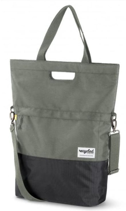Urban Proof Shopper Enkele Fietstas - 20L - Groen/Grijs - Gerecyceld