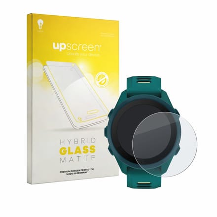 upscreen - Screenprotector voor Garmin Forerunner 170 Music - Folie Beschermfolie Beschermglas matte