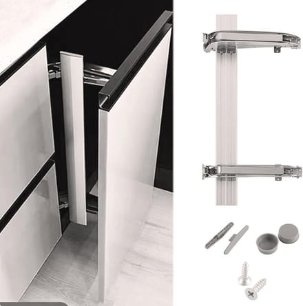 Scharnier set voor parallelle opening van kastdeuren - 180° scharnier met 7 kg draagkracht