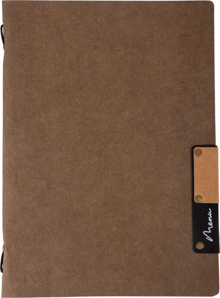 Securit® Menukaart | Menukaart map A5 Nature - bruin