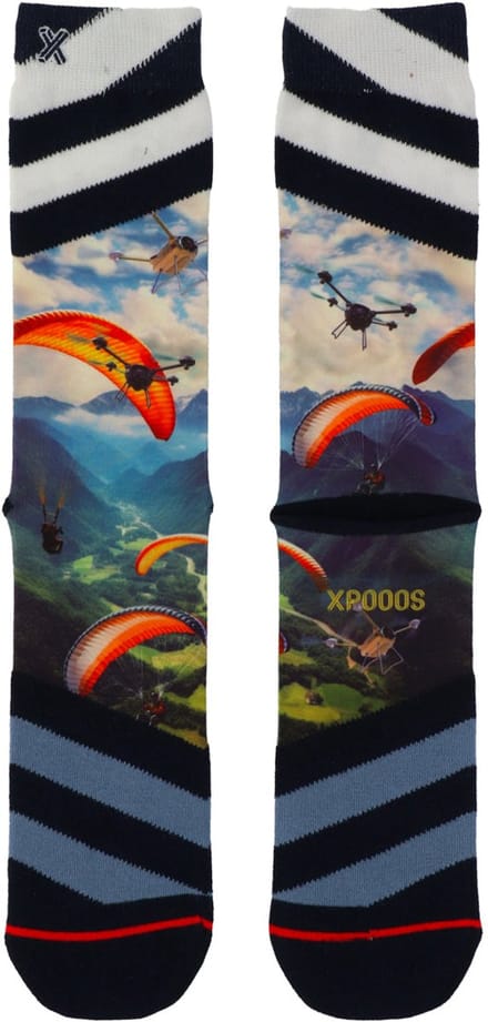 XPOOOS - Paradrone Heren Sokken - 1-Pack - Maat 39/42