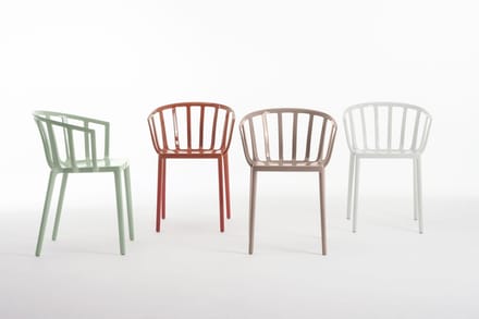 Kartell - Venice armleunstoel - wit