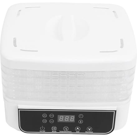 Voedselvriesdroger 5 Laags 160W Elektrische Dehydrator Machine met 1 72 Uur Digitale Timer en Temperatuurregeling voor Type 2 white