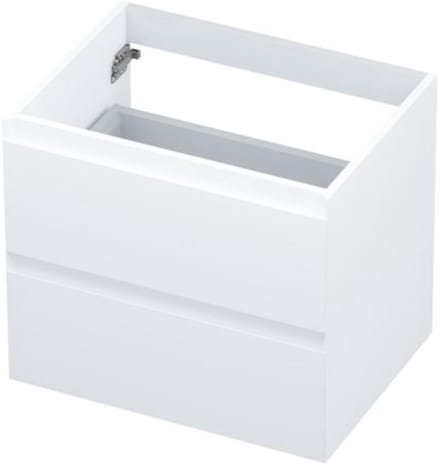 INK - Onderkast 2 Laden Greeploos Gelakt - 600x450x520 Mm - Mat Wit