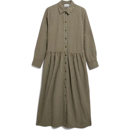 Maxi-jurk voor dames Armedangels Vichy Seersucker