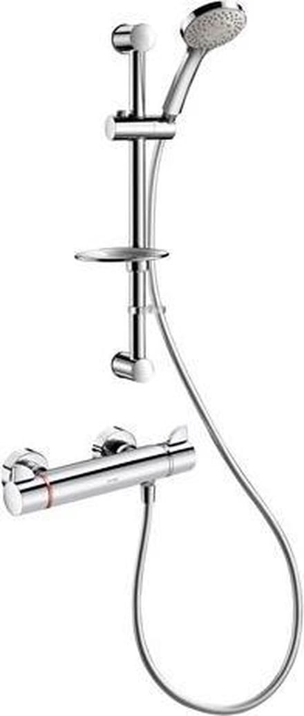 Delabie Doucheset + Therm. Mengkraan Securitouch H9741S Stand. S-Kop