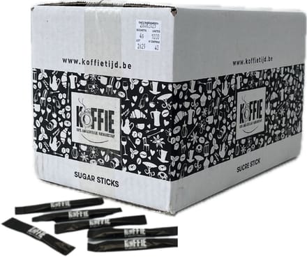 Suikersticks 1000 x 4gr Koffietijd