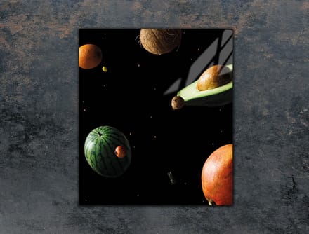 TMK ArtDeko Serie - Snijplank - 45x52 cm - Glas - Ovaal