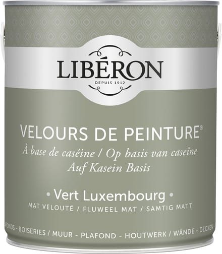 Liberon Velours De Peinture Muurverf - Mat - Vert Luxembourg - 2,5l