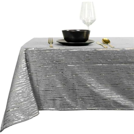 Unique Living | tafelkleed bobby 150x200cm dark grey