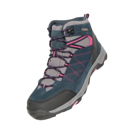 Mountain Warehouse Dames/Dames Rapid Suède Waterdichte Wandelschoenen (Marine)