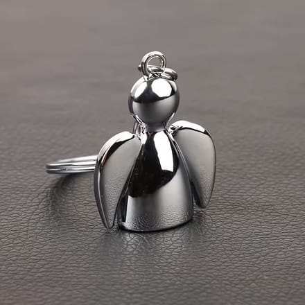 Sleutelhanger engel,metaal,troost cadeau