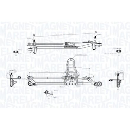 Ruitenwisserstangen MAGNETI MARELLI 085570729010