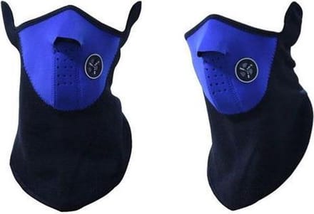 skimasker Blauw Motormasker Motor Masker Ski Skimasker Neopreen