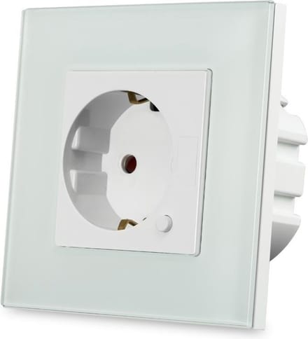 V-tac VT-5134 WiFi wandcontactdoos – wit – 10A – 2200W