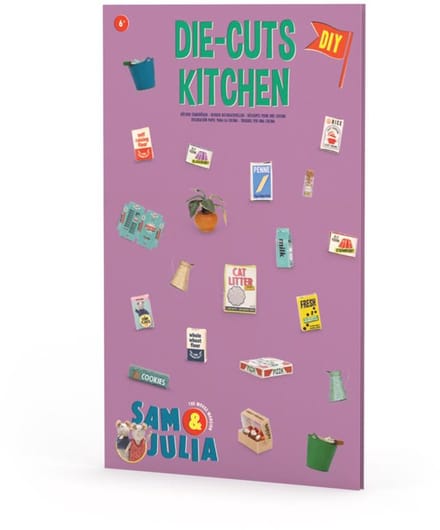 Het Muizenhuis decoratievellen keuken - Sam en Julia knutselset karton.