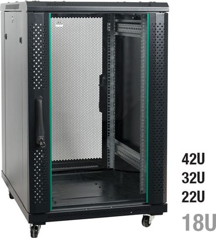 Showgear RCA-FSG-32 32 U Netwerkkast met glazen deur