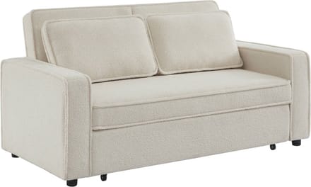 sweeek - 2-zits bouclé slaapbank - chill