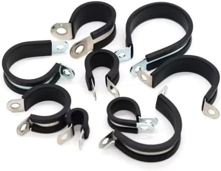 Buisbevestiging Klemmen met Rubber EPDM DIN 3016 RSGU Diverse Maten (6-50 mm)