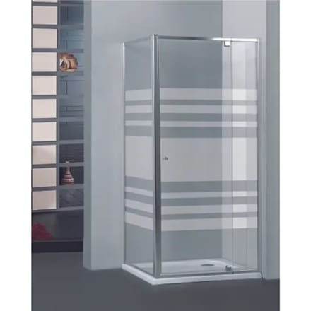 Allibert Vaste Wand Priva 80x190cm Horizontale Lijnen