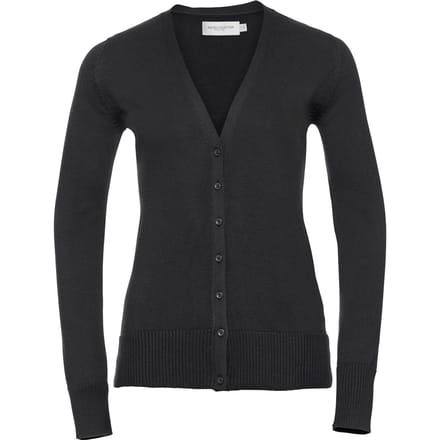 Russell Collection Dames/Dames Gebreid Vest (Zwart)