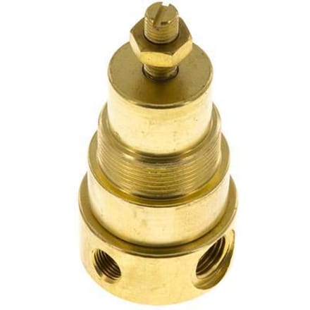 Drukregelaar G1/4'' 330l/min 0.2-3.0bar/3-44psi Messing